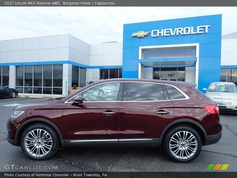 Burgundy Velvet / Cappuccino 2017 Lincoln MKX Reserve AWD