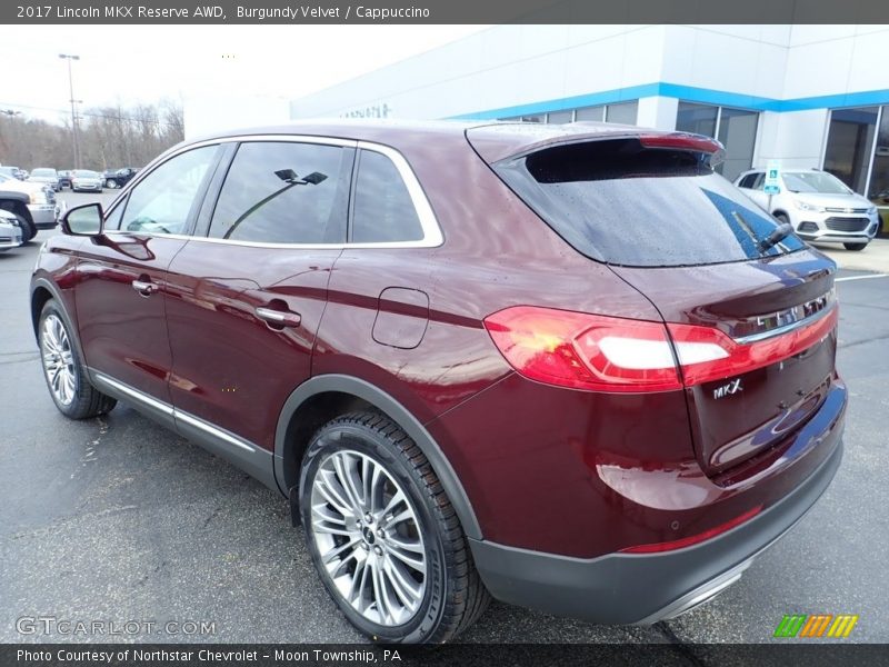 Burgundy Velvet / Cappuccino 2017 Lincoln MKX Reserve AWD