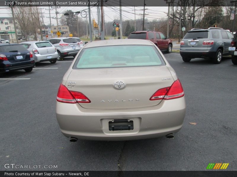 Desert Sand Mica / Ivory 2006 Toyota Avalon Limited