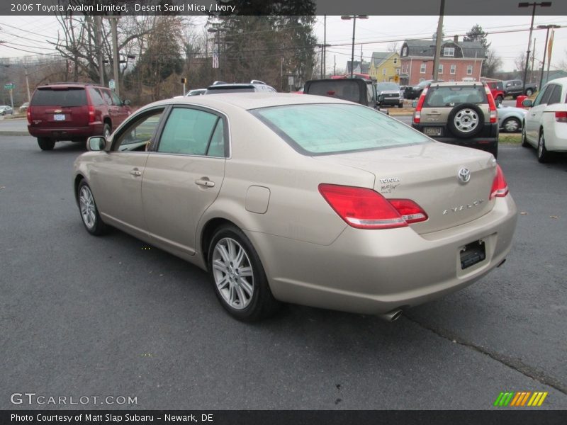 Desert Sand Mica / Ivory 2006 Toyota Avalon Limited