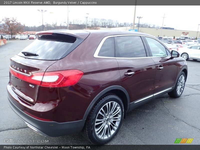 Burgundy Velvet / Cappuccino 2017 Lincoln MKX Reserve AWD