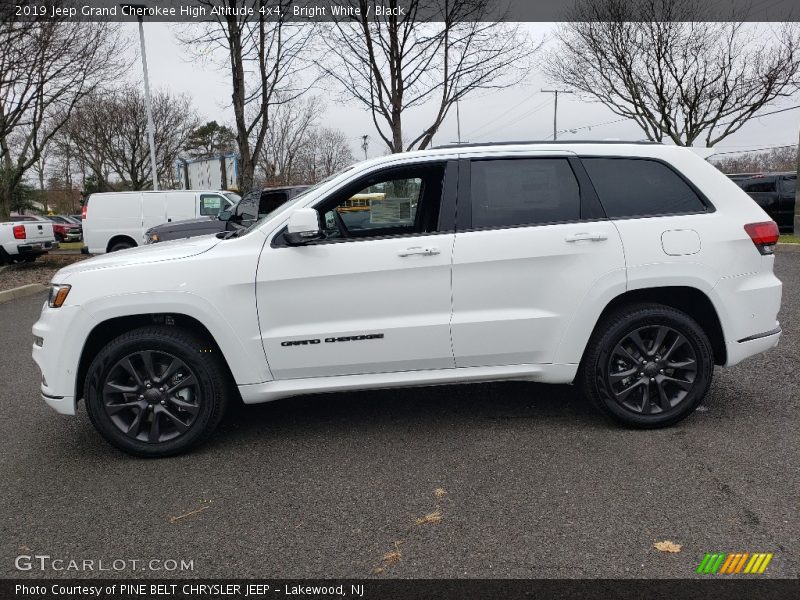 Bright White / Black 2019 Jeep Grand Cherokee High Altitude 4x4