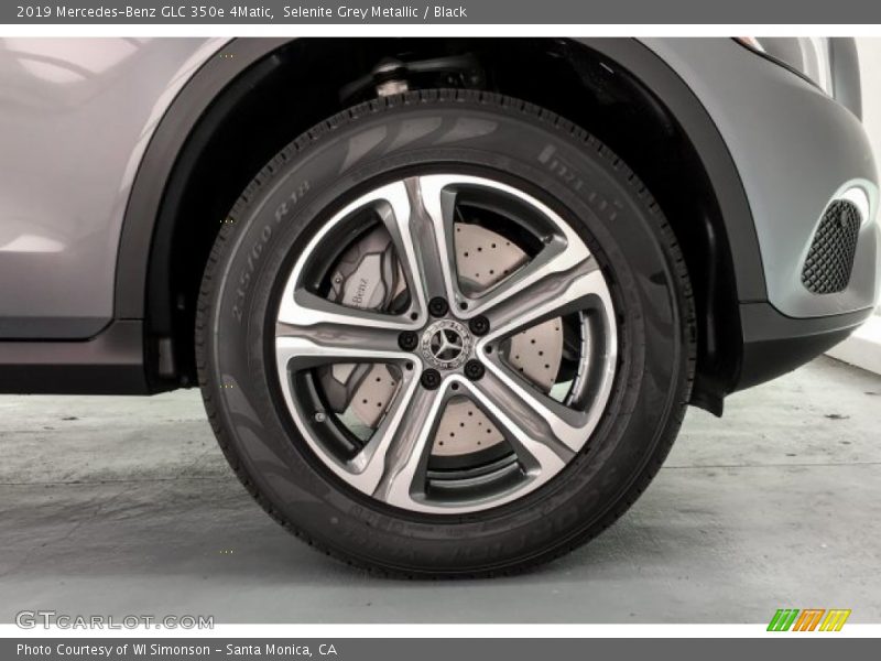 Selenite Grey Metallic / Black 2019 Mercedes-Benz GLC 350e 4Matic