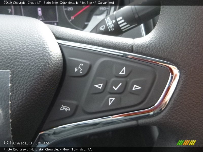 Satin Steel Gray Metallic / Jet Black/­Galvanized 2019 Chevrolet Cruze LT