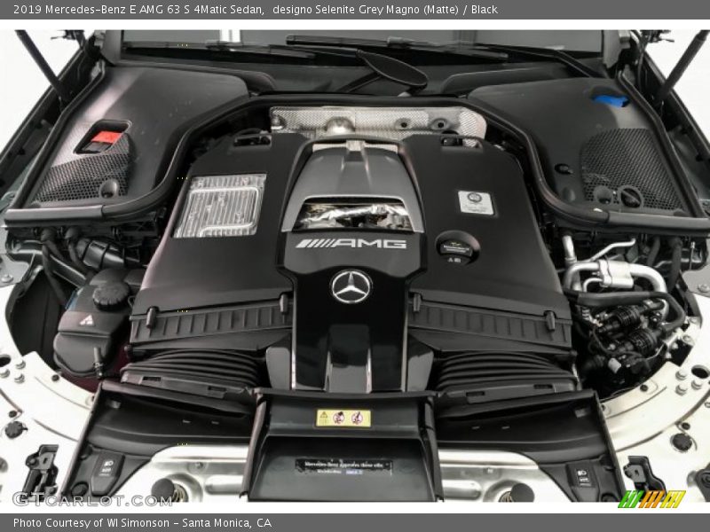  2019 E AMG 63 S 4Matic Sedan Engine - 4.0 Liter AMG biturbo DOHC 32-Valve VVT V8