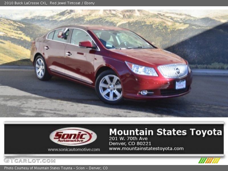 Red Jewel Tintcoat / Ebony 2010 Buick LaCrosse CXL