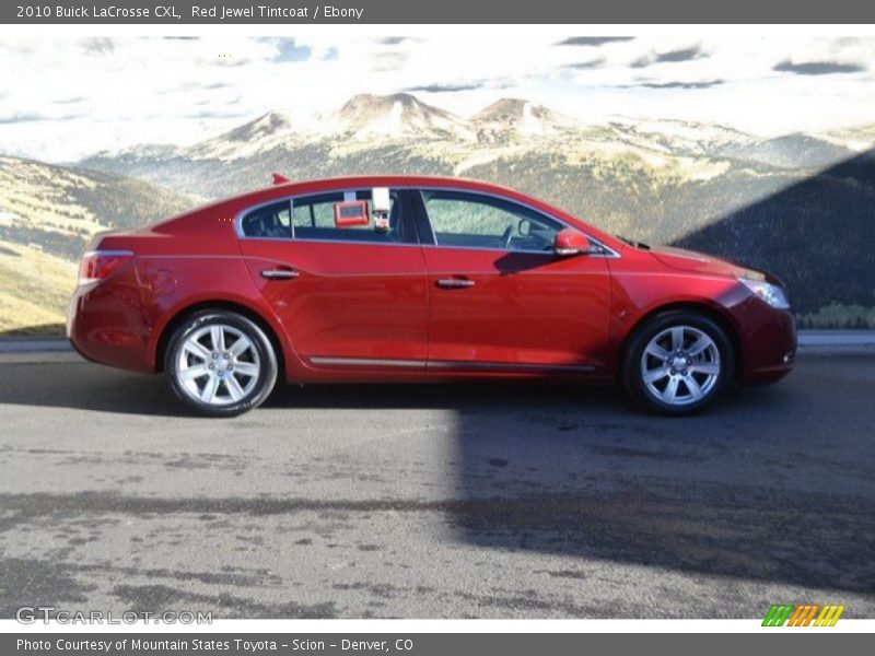 Red Jewel Tintcoat / Ebony 2010 Buick LaCrosse CXL