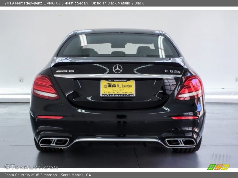 Obsidian Black Metallic / Black 2019 Mercedes-Benz E AMG 63 S 4Matic Sedan