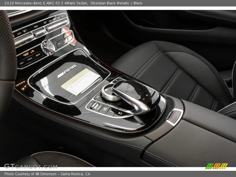 Controls of 2019 E AMG 63 S 4Matic Sedan