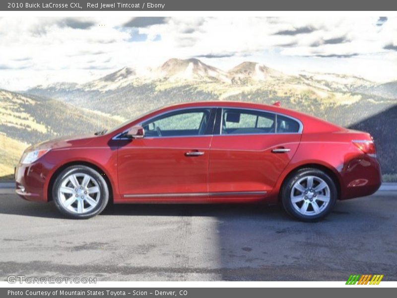 Red Jewel Tintcoat / Ebony 2010 Buick LaCrosse CXL