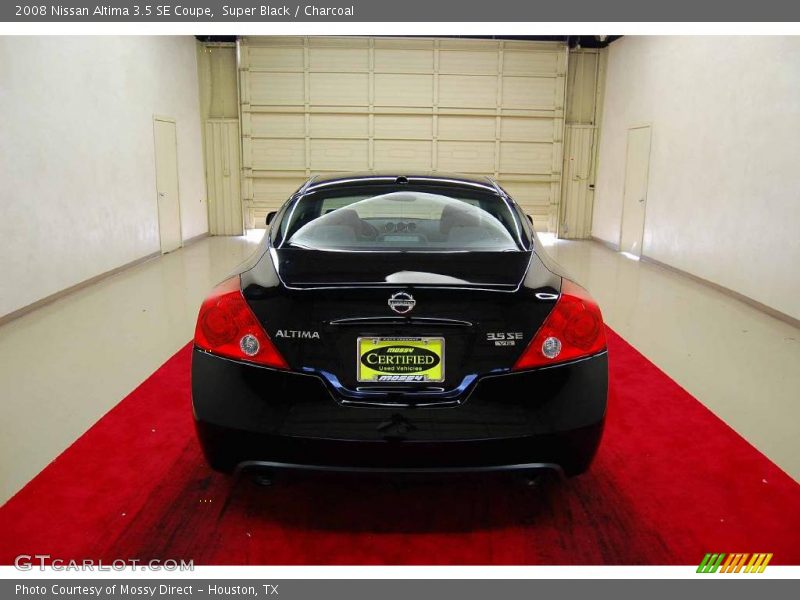 Super Black / Charcoal 2008 Nissan Altima 3.5 SE Coupe