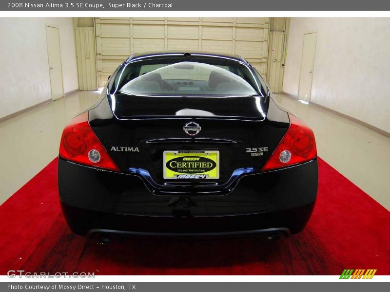 Super Black / Charcoal 2008 Nissan Altima 3.5 SE Coupe