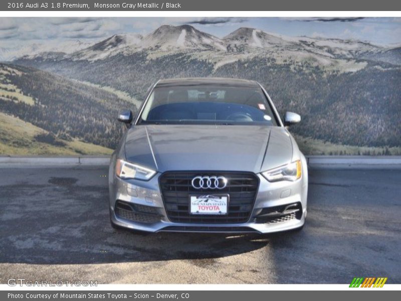 Monsoon Gray Metallic / Black 2016 Audi A3 1.8 Premium