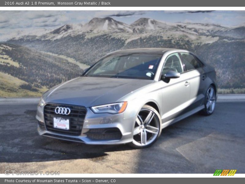 Monsoon Gray Metallic / Black 2016 Audi A3 1.8 Premium