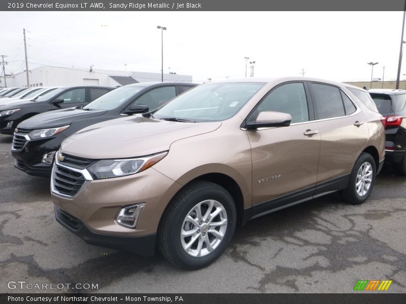 Sandy Ridge Metallic / Jet Black 2019 Chevrolet Equinox LT AWD
