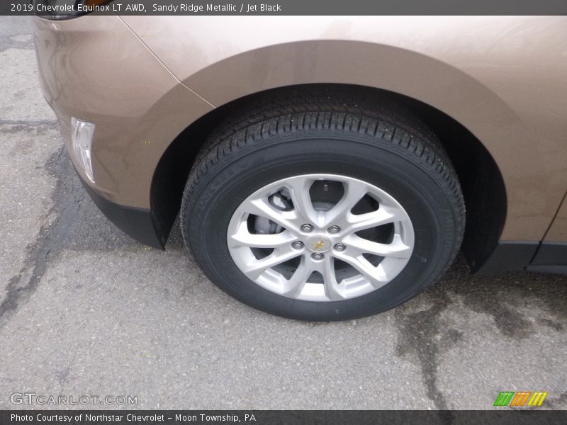 Sandy Ridge Metallic / Jet Black 2019 Chevrolet Equinox LT AWD