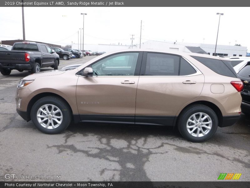 Sandy Ridge Metallic / Jet Black 2019 Chevrolet Equinox LT AWD
