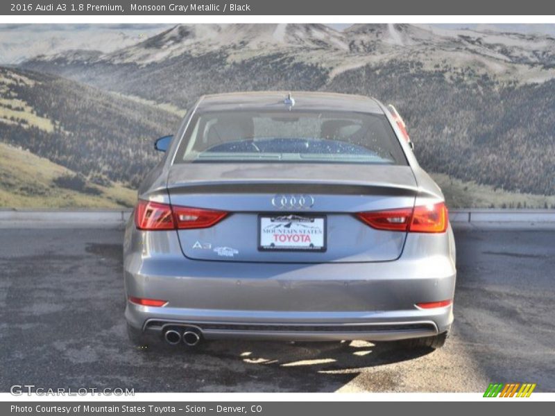 Monsoon Gray Metallic / Black 2016 Audi A3 1.8 Premium