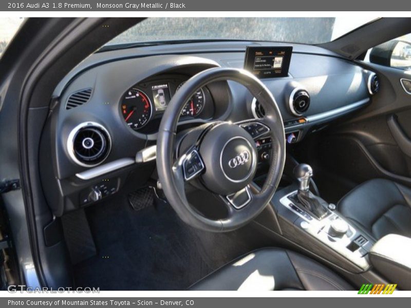 Monsoon Gray Metallic / Black 2016 Audi A3 1.8 Premium