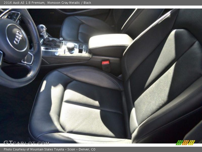 Monsoon Gray Metallic / Black 2016 Audi A3 1.8 Premium