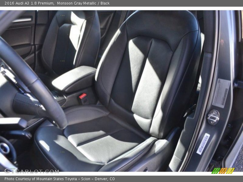 Monsoon Gray Metallic / Black 2016 Audi A3 1.8 Premium