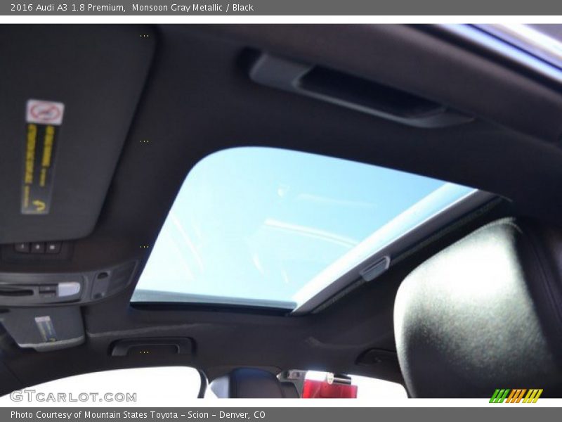 Monsoon Gray Metallic / Black 2016 Audi A3 1.8 Premium