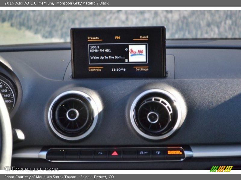 Monsoon Gray Metallic / Black 2016 Audi A3 1.8 Premium