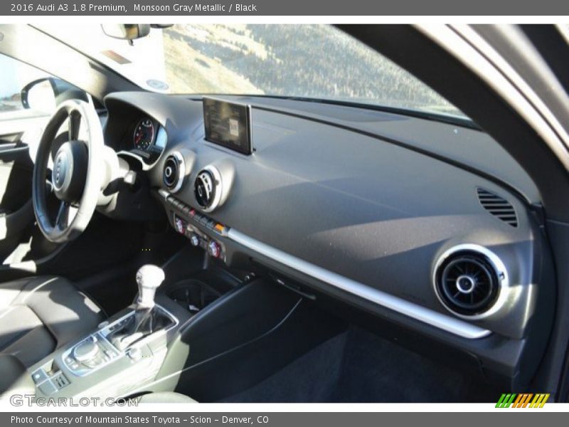 Monsoon Gray Metallic / Black 2016 Audi A3 1.8 Premium