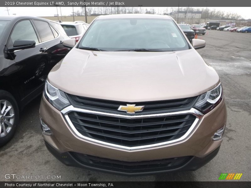 Sandy Ridge Metallic / Jet Black 2019 Chevrolet Equinox LT AWD