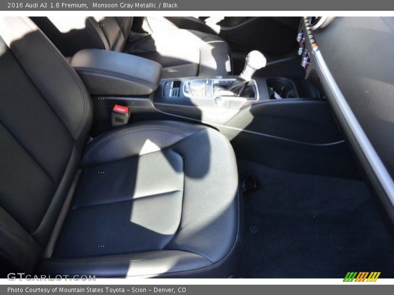 Monsoon Gray Metallic / Black 2016 Audi A3 1.8 Premium