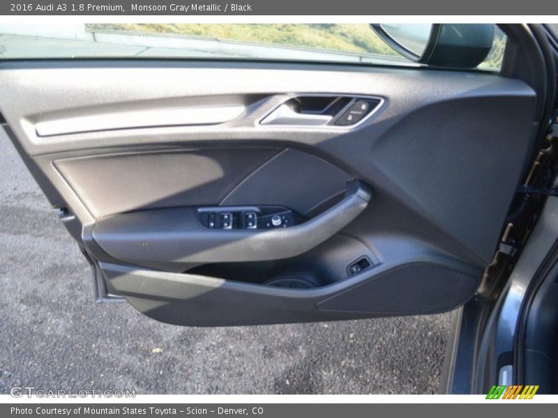 Monsoon Gray Metallic / Black 2016 Audi A3 1.8 Premium
