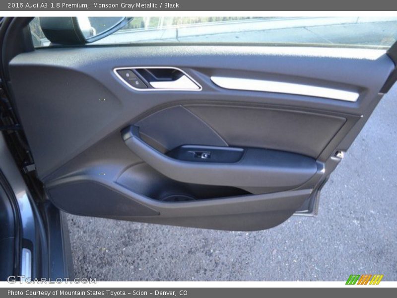 Monsoon Gray Metallic / Black 2016 Audi A3 1.8 Premium
