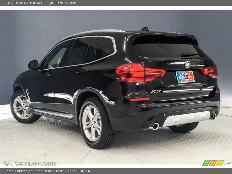 Jet Black / Black 2019 BMW X3 sDrive30i