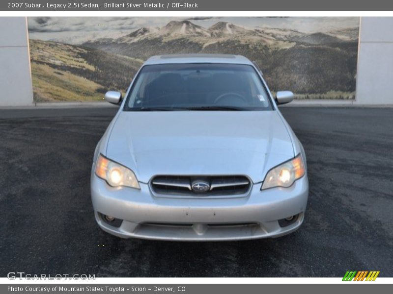 Brilliant Silver Metallic / Off-Black 2007 Subaru Legacy 2.5i Sedan
