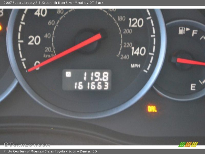 Brilliant Silver Metallic / Off-Black 2007 Subaru Legacy 2.5i Sedan