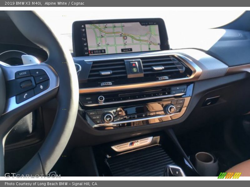 Alpine White / Cognac 2019 BMW X3 M40i