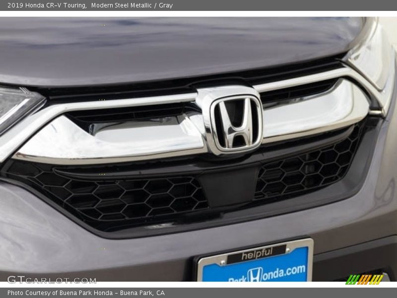 Modern Steel Metallic / Gray 2019 Honda CR-V Touring