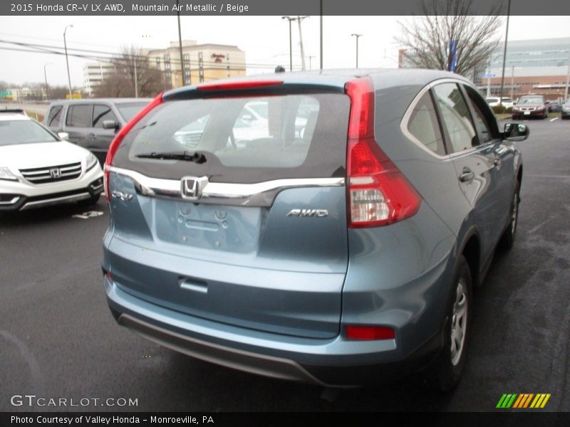 Mountain Air Metallic / Beige 2015 Honda CR-V LX AWD