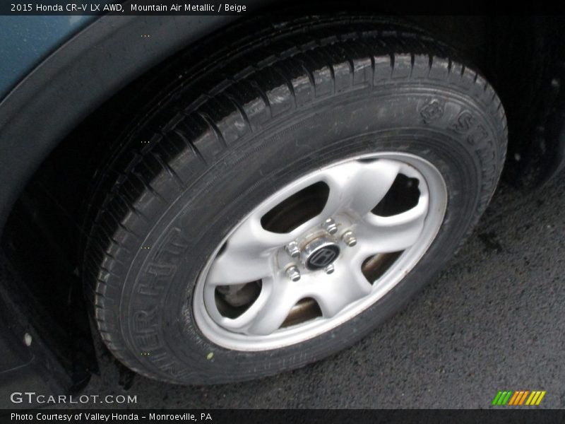 Mountain Air Metallic / Beige 2015 Honda CR-V LX AWD