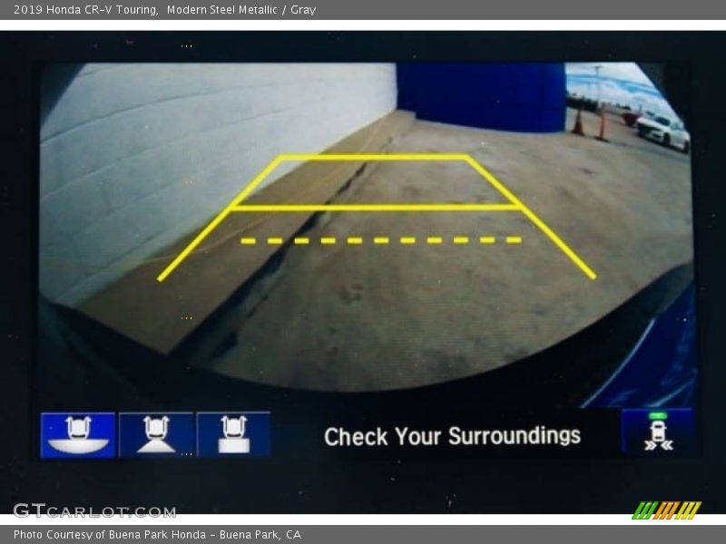 Modern Steel Metallic / Gray 2019 Honda CR-V Touring