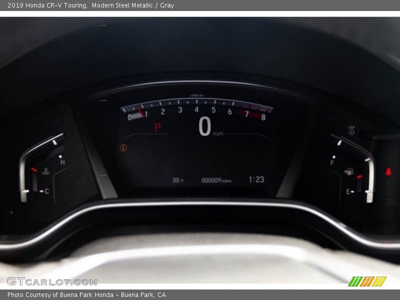 Modern Steel Metallic / Gray 2019 Honda CR-V Touring