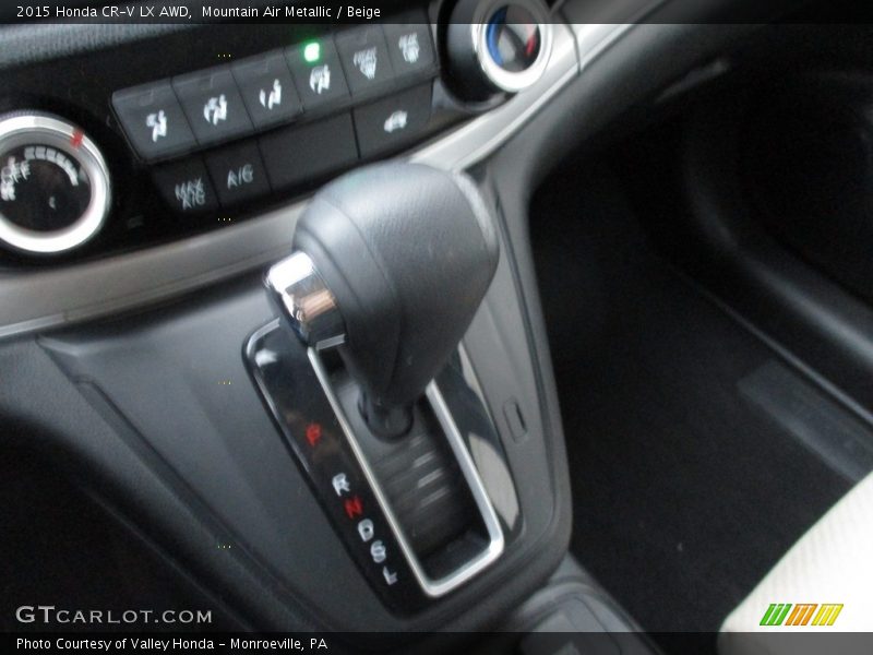 Mountain Air Metallic / Beige 2015 Honda CR-V LX AWD