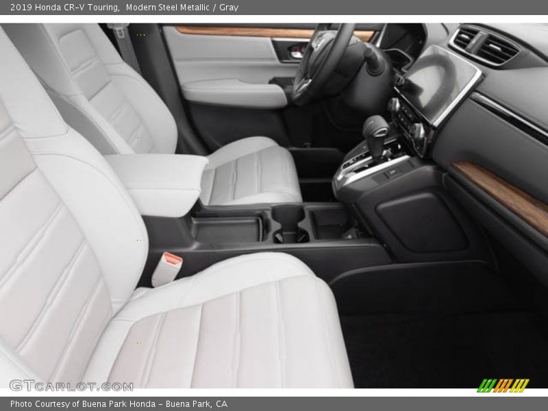Modern Steel Metallic / Gray 2019 Honda CR-V Touring
