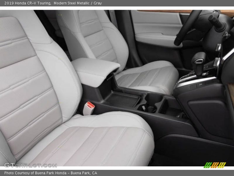 Modern Steel Metallic / Gray 2019 Honda CR-V Touring