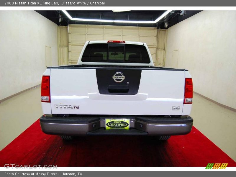 Blizzard White / Charcoal 2008 Nissan Titan XE King Cab