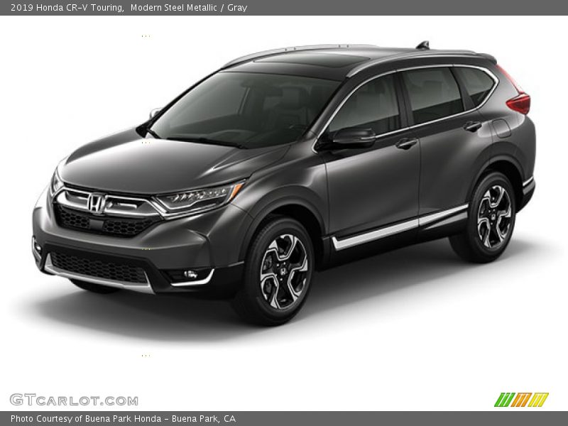 Modern Steel Metallic / Gray 2019 Honda CR-V Touring