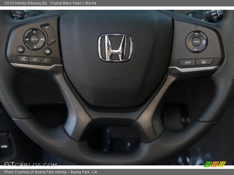 Crystal Black Pearl / Mocha 2019 Honda Odyssey EX