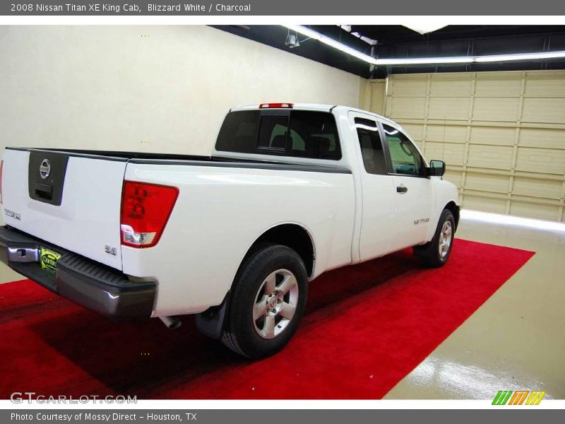Blizzard White / Charcoal 2008 Nissan Titan XE King Cab
