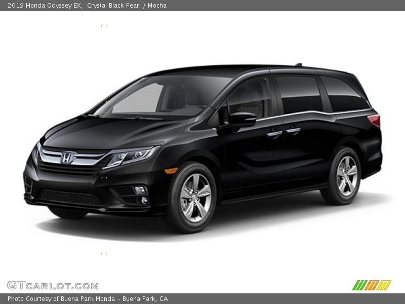 Crystal Black Pearl / Mocha 2019 Honda Odyssey EX