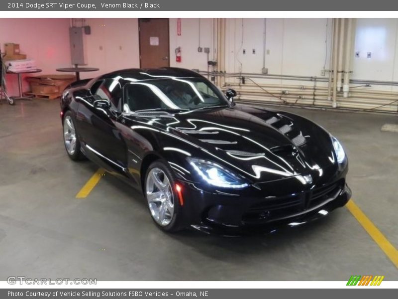 Venom Black / Black 2014 Dodge SRT Viper Coupe